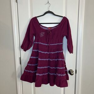 Wati Kids Dress Sz 10 Corduroy Layered